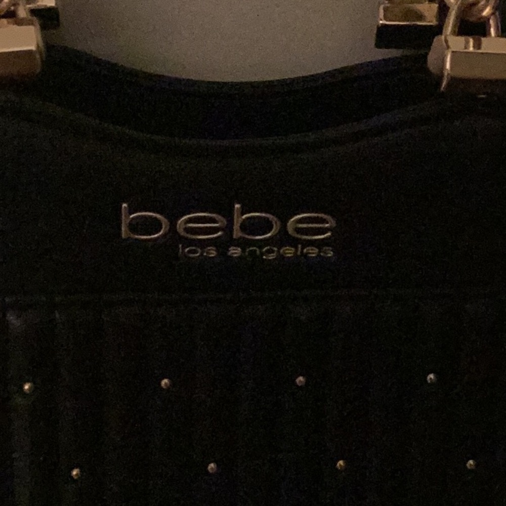 Black Bebe Los Angeles crossbody bag